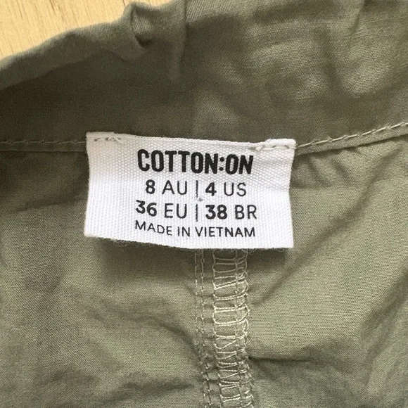 Cotton On Green Cargo Mini Skirt - Picture 3 of 5